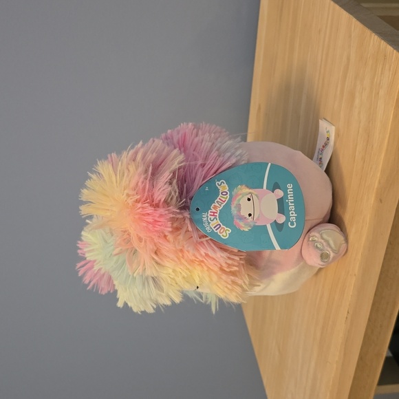 Nwt Caparinne the Pink/Rainbow Bigfoot squishmallow - Picture 2 of 2